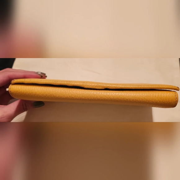 Gucci Orange Pebbled Leather Vintage Long Wallet - Picture 7 of 15